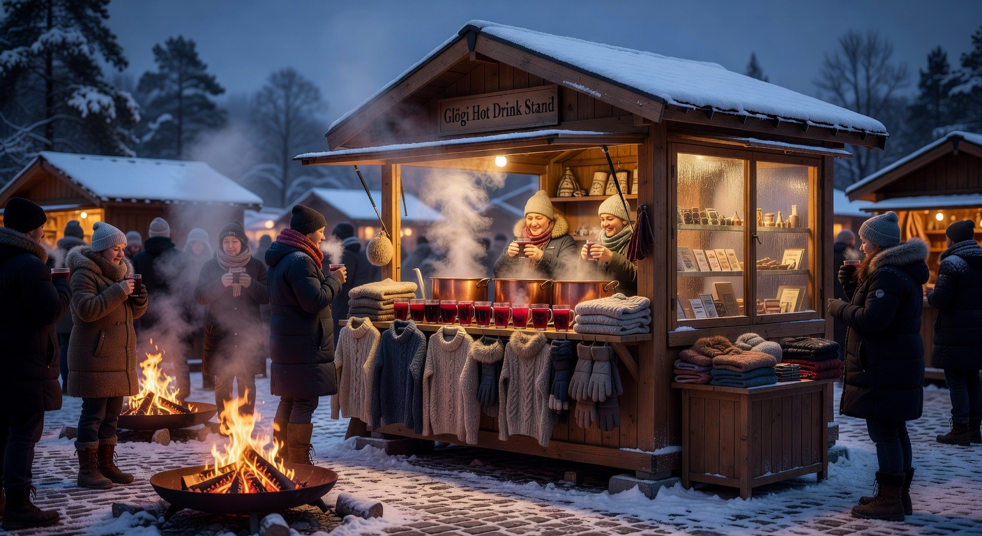 Glögi Hot Drink Stand