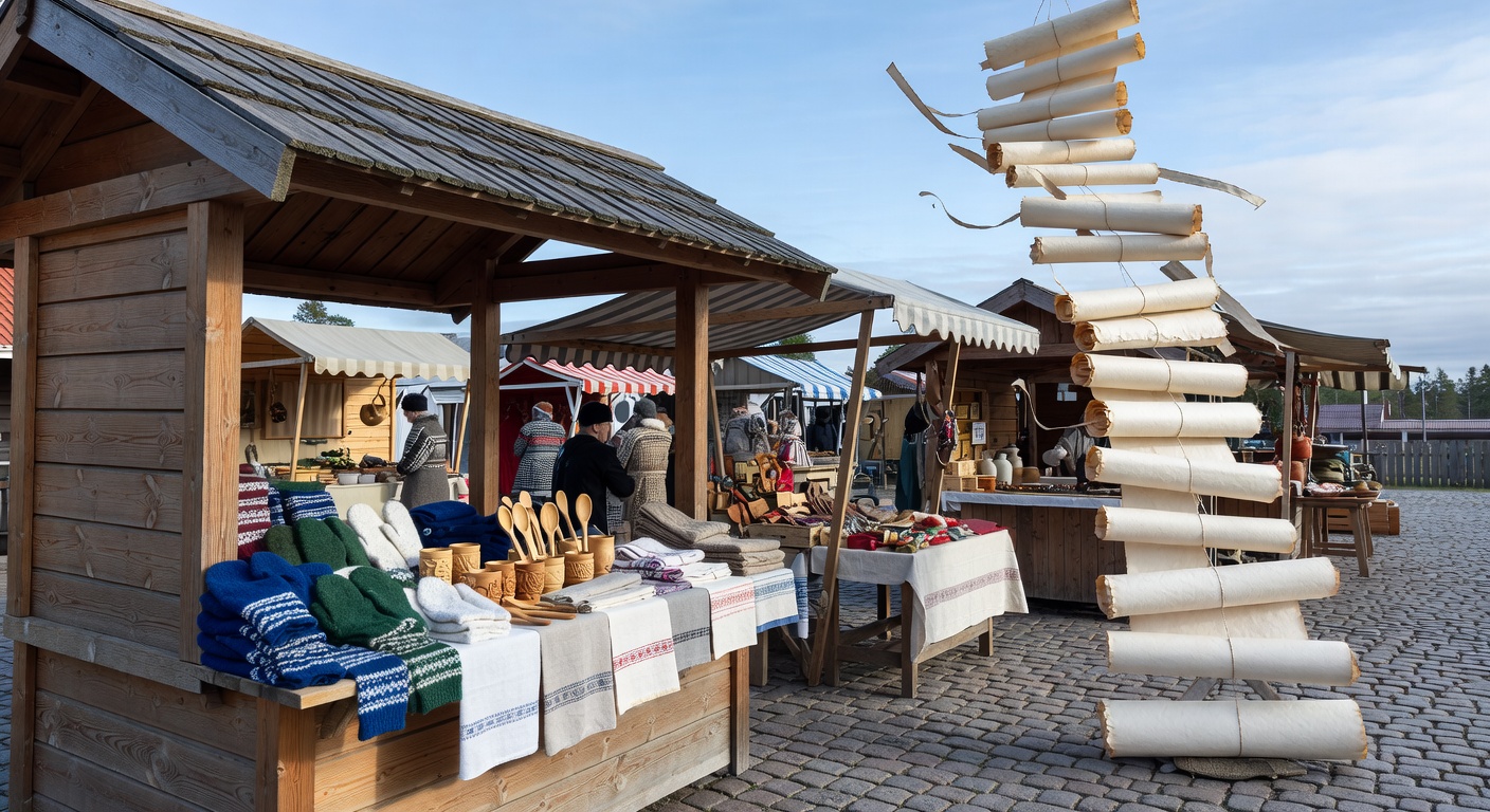 Finnish Market Local Crafts