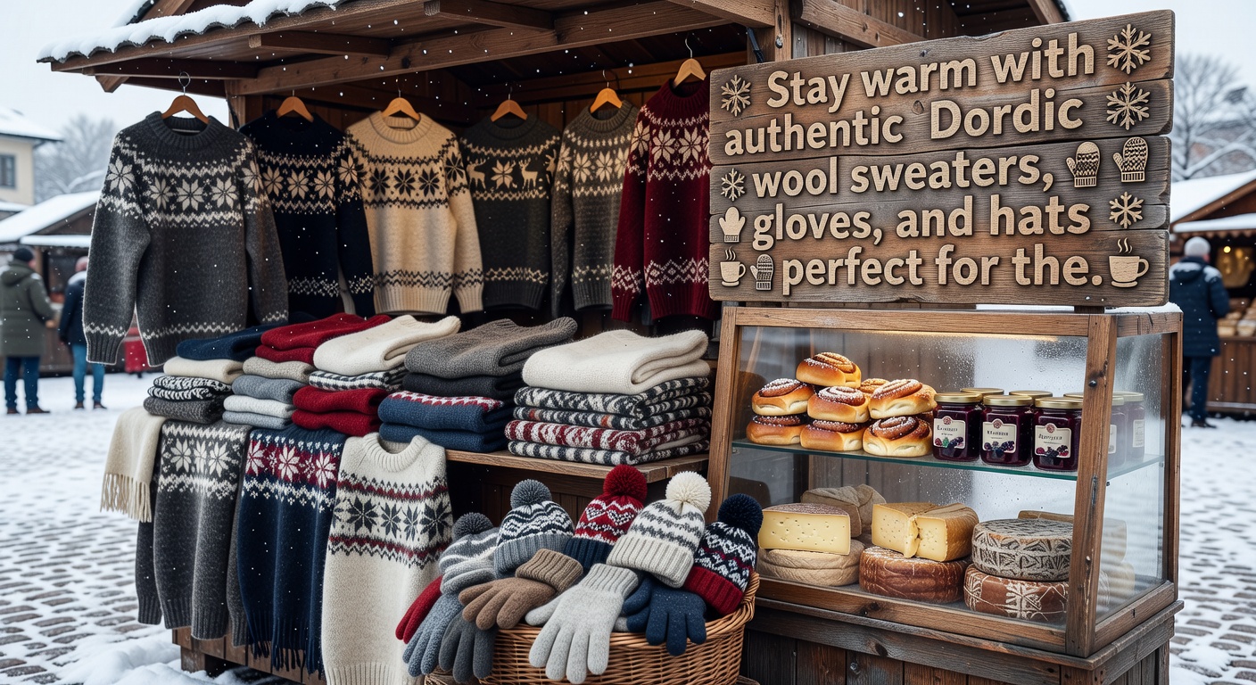 Thick Woolen Sweaters and Scarves